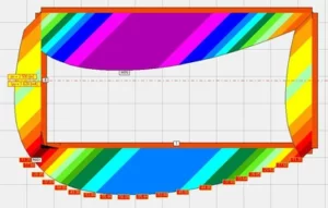 calcul des efforts par le bureau d'études d'architecture navale Lignes Marines